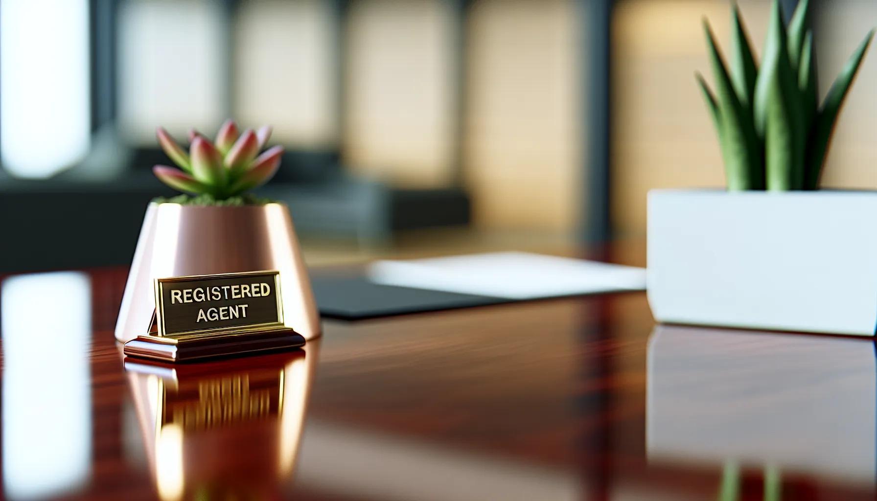 A professional office setting representing registered agent services in Nebraska